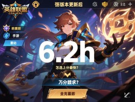 6.2h版本更新后，英雄联盟手游怎么选英雄上分最快？