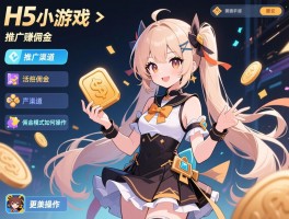 H5小游戏怎么推广赚佣金，推广渠道有哪些，佣金模式如何操作