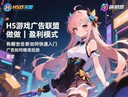 H5游戏广告联盟怎么做丨盈利模式有哪些，新手如何快速入门，广告如何精准投放