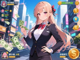 淑女都市赚钱最快方法揭秘，淑女都市小游戏必胜技巧与职业选择收益最大化攻略