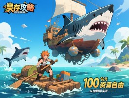 木筏求生攻略：鲨鱼防御终极指南，从加固到浮空船实现100%资源自由