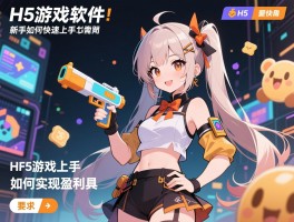 H5游戏软件丨新手如何快速上手,制作H5游戏需要什么工具,H5游戏如何实现盈利