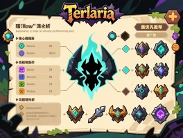 泰拉瑞亚暗影之魂核心用途解析，合成表一览与高级装备制作优先推荐