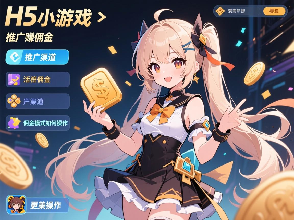 H5小游戏怎么推广赚佣金,推广渠道有哪些,佣金模式如何操作 H5小游戏怎么推广赚佣金,推广渠道有哪些,佣金模式如何操作