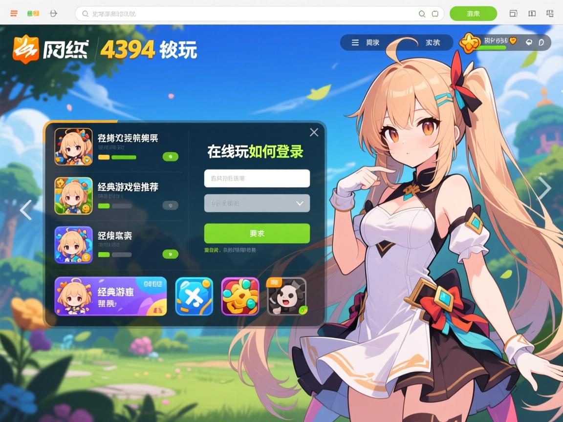 网页版游戏在线玩4399,在线玩如何登录,经典游戏有哪些推荐 网页版游戏在线玩4399,在线玩如何登录,经典游戏有哪些推荐