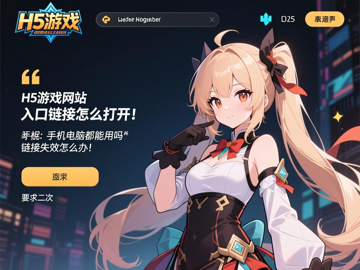 H5游戏网站入口链接怎么打开,手机电脑都能用吗,链接失效怎么办 H5游戏网站入口链接怎么打开,手机电脑都能用吗,链接失效怎么办