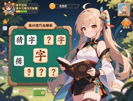 猜字游戏通关攻略秘籍与高分技巧全解析