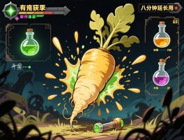 夜视药水配方,金萝卜怎么获得,八分钟延长版怎么做,喷溅型有什么用