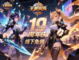 王者荣耀周年庆,十周年福利有哪些,免费皮肤怎么领,线下活动在哪举办