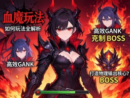 血魔玩法全解析,如何高效GANK,克制BOSS,打造物理输出核心？