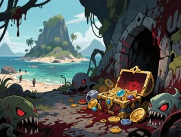 秘血岛为何人迹罕至,污染之谜如何解开,稀有怪掉落什么宝藏