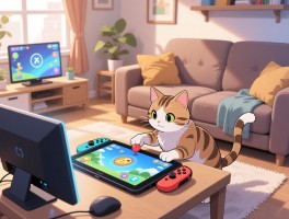 在家轻松让小猫玩触屏游戏的全攻略，包括设备选择、互动技巧和健康注意事项完整指南