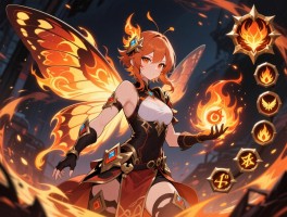 火蛾攻略,技能怎么配招,属性被什么克,进化等级是多少