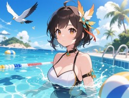 羽依里是谁,游泳挫折背后的秘密,鸟白岛暑假如何改变人生