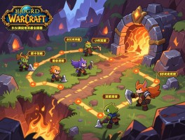 魔兽世界挖矿1-450速冲攻略，三小时满级地表最全路线图