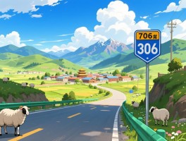 色鲁甘南秘境在哪,临潭县羊永镇怎么去,306省道风景如何