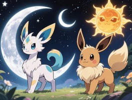 月亮伊布怎么进化,月亮伊布进化条件是什么,月亮伊布和太阳伊布区别,月亮伊布什么特性