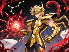 天蝎座米罗实力如何,必杀技猩红毒针怎么用,为什么说他是最仁慈的黄金圣斗士