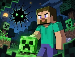 我的世界恐怖种子，凌晨三点会崩溃吗，Him真的存在吗，绿色史蒂夫是什么？