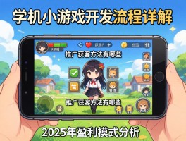 手机小游戏开发流程详解,推广获客方法有哪些,2025年盈利模式分析