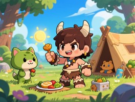 迷你世界野人怎么驯服,吃什么食物,白天在哪找,能变成什么伙伴