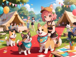 萌宠派对,Z世代养宠新潮流？宠物红毯秀怎么玩？DIY围兜制作教程？露营主题派对场地？