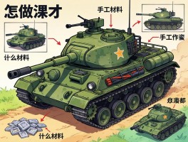 怎么做坦克,需要什么材料,手工制作方法,设计难点是什么