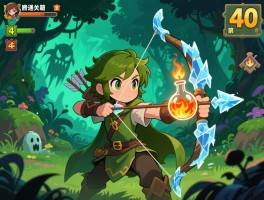 绿野奇缘40关通关秘籍，绿野奇缘第40关噩梦难度攻略，冰冻箭与火瓶搭配轻松过关
