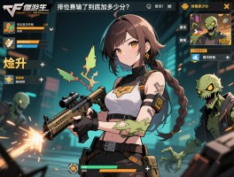 手游cf经验僵尸模式刷经验真的能快速升级吗？排位赛输了到底加多少分？