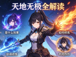 天地无极全解读：是什么技能效果,如何获得修炼,在不同作品中含义