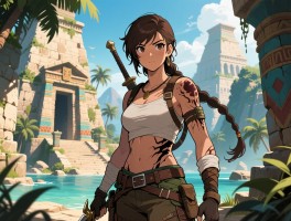 纳特拉,在古墓丽影中扮演什么角色,亚特兰蒂斯背景如何,为何不死之身