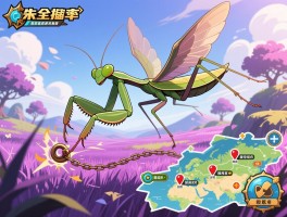 飞天螳螂捕捉全地图指南：朱紫草原定点刷新点+连锁捕捉技巧，百分百捕获率攻略