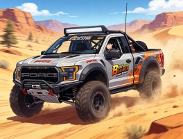 越野赛车，沙漠皮卡怎么改，山地极限挑战如何操作，高速特技飞车哪款好