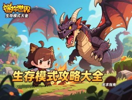 九游迷你世界生存模式攻略大全，从零开始到击败远古黑龙的完整指南