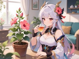 洛神葵丨降血压效果如何,家庭盆栽怎么养,经期能否饮用？