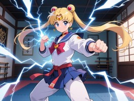 真琴,空手道少女如何重振道场,水手木星掌控雷电之力