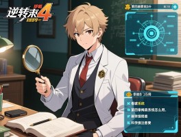 逆转裁判4攻略,第四章梅森系统怎么用,看破系统怎么操作,科学搜查要注意什么