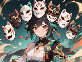 面灵气：为何能拉条输出，御魂怎么搭配，七个面具代表什么情绪