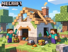 我的世界的生存技巧,如何建造房子,怎么快速获取资源