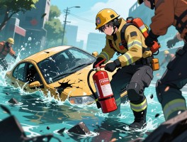 极速逃生攻略,如何正确使用灭火器,车辆落水怎么自救,踩踏事件如何防护