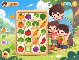 蔬菜连连看怎么玩,儿童早教如何应用,亲子游戏怎么组织