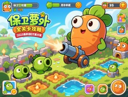 保卫萝卜全关卡攻略2023最新版图文详解，保卫萝卜通关技巧与炮塔搭配方案分享