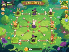 绿野奇缘40关终极攻略，绿野奇缘第40关巫婆兔打法详解，多重箭布局与开局技巧全解析