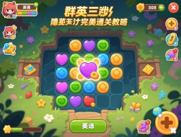 群英三消完美通关教程，群英三消隐藏关卡解锁与特殊道具使用全攻略