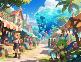 凯那市攻略,凯那集市怎么逛,海洋博物馆如何参观,野生精灵哪里捕捉