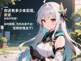 你还有多少未实现的愿望,如何梳理,为何总感不足,怎样珍惜当下