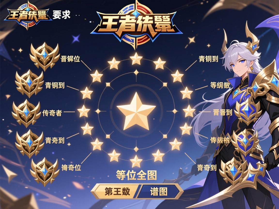 王者段位等级如何划分:详解青铜到传奇王者的星数要求与晋级机制,王者段位等级全图谱 王者段位等级如何划分:详解青铜到传奇王者的星数要求与晋级机制,王者段位等级全图谱