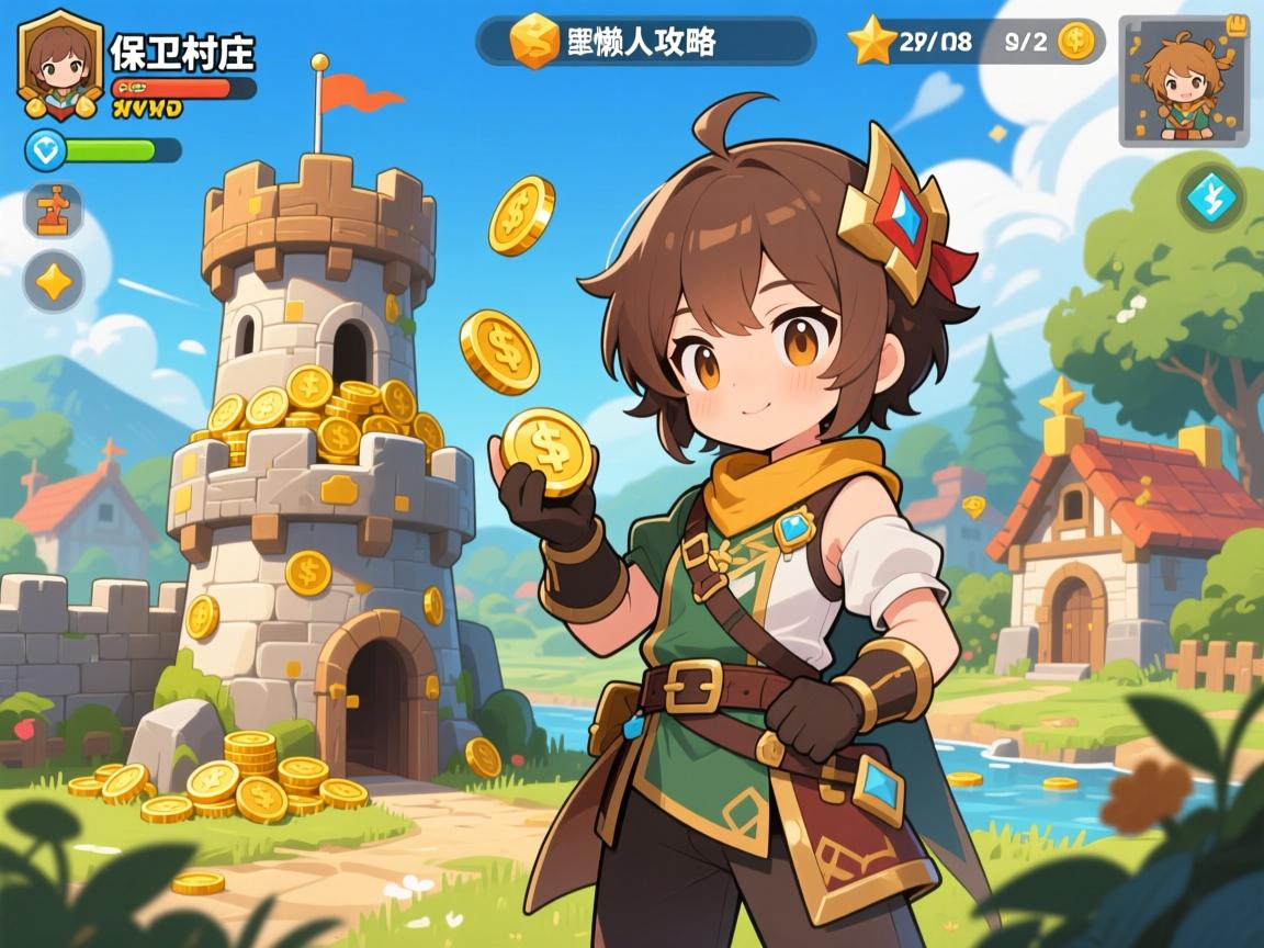 保卫村庄资源管理秘籍新手快速赚金币升塔防的懒人攻略 保卫村庄资源管理秘籍新手快速赚金币升塔防的懒人攻略