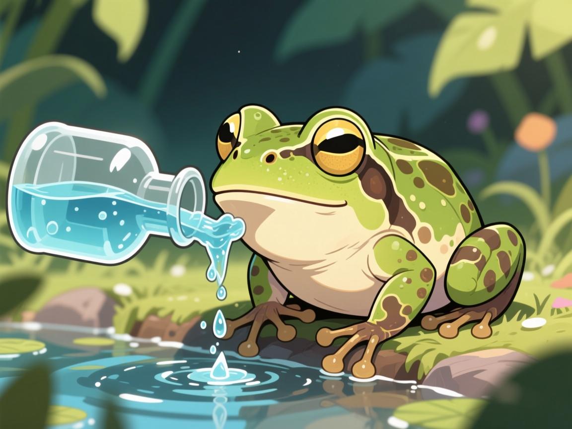 小青蛙喝水秘密大揭秘:宠物蛙补水全攻略,皮肤呼吸喝水原理与科学饲养方法详解 小青蛙喝水秘密大揭秘:宠物蛙补水全攻略,皮肤呼吸喝水原理与科学饲养方法详解