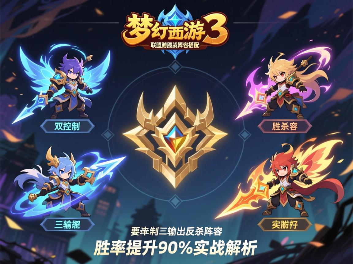 造梦西游3联盟跨服战阵容搭配:双控制+三输出反杀阵容,胜率提升90%实战解析 造梦西游3联盟跨服战阵容搭配:双控制+三输出反杀阵容,胜率提升90%实战解析